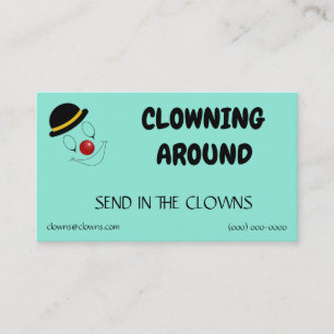 Carte De Visite Logos clowns Modèles