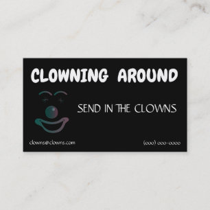 Carte De Visite Logos clowns Modèles
