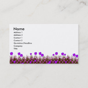 Carte De Visite Longue correction de jardin