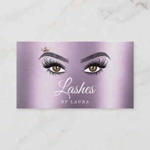 Carte De Visite Longue et belle poitrine Lashes Yeux and Brows Mai
