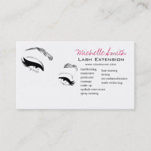 Carte De Visite Longues lashes extension Lash Eyeliner marque