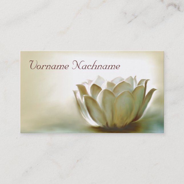 Carte De Visite Lotus (Devant)