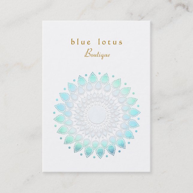 Carte de visite Lotus Chubby (Devant)