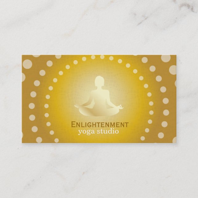 Carte De Visite Lotus complet (or) (Devant)