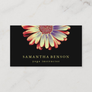 Carte De Visite Lotus Flower Logo Yoga