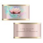 Lotus Gold Stripe Rose Or Holographique Encre Yoga