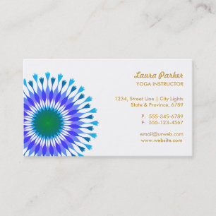 Carte De Visite Lotus Logo Wellness Arts de la guérison Santé