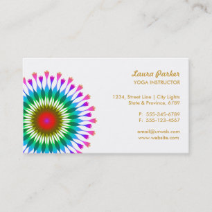 Carte De Visite Lotus Logo Wellness Arts de la guérison Santé
