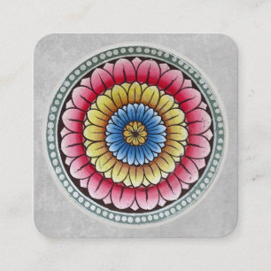 Carte de visite Lotus Mandala