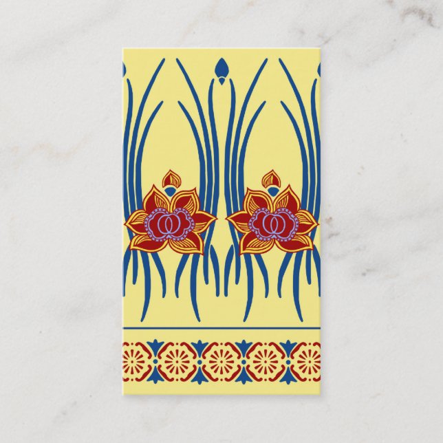 CARTE DE VISITE LOTUS NOUVEAU : APRÈS-MIDI DE JUILLET (Devant)