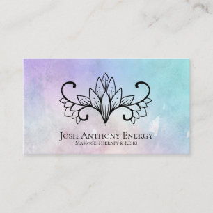 Carte De Visite *~* Lotus Pink Lavender Nebula Galaxy Universe