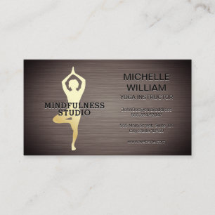 Carte De Visite Lotus   Studio Yoga   Instructeur