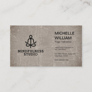 Carte De Visite Lotus   Studio Yoga   Instructeur