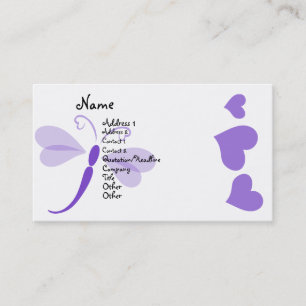 Carte De Visite Loverly Dragonfly