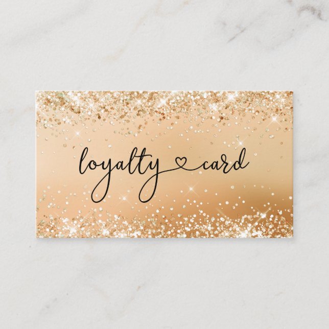Carte De Visite Loyalität Karte Parties scintillant 5 clous Lashes (Devant)