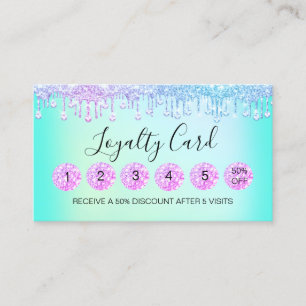 Carte De Visite Loyauté 6 maquillage Esthétique Eyelash Drivers ro