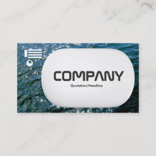 Carte De Visite Lozenge 3d - Eau pétillante 01