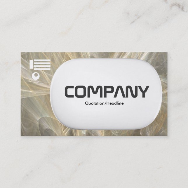 Carte De Visite Lozenge 3d - Flamme fractale (Devant)