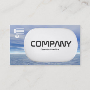 Carte De Visite Lozenge 3d - Mer et Ciel