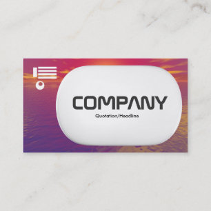 Carte De Visite Lozenge 3d - Sunrise Sunset