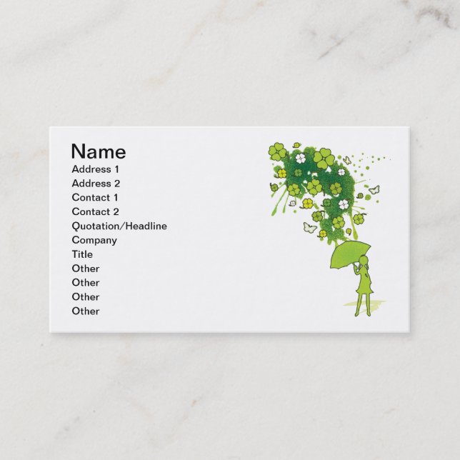 Carte De Visite Lucky_Clovers (Devant)