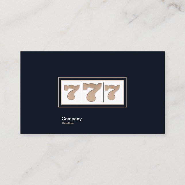 Carte De Visite Lucky Seven (Devant)