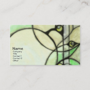Carte De Visite Lueur - vert