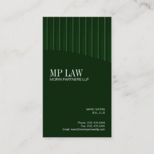 Carte de visite luisant