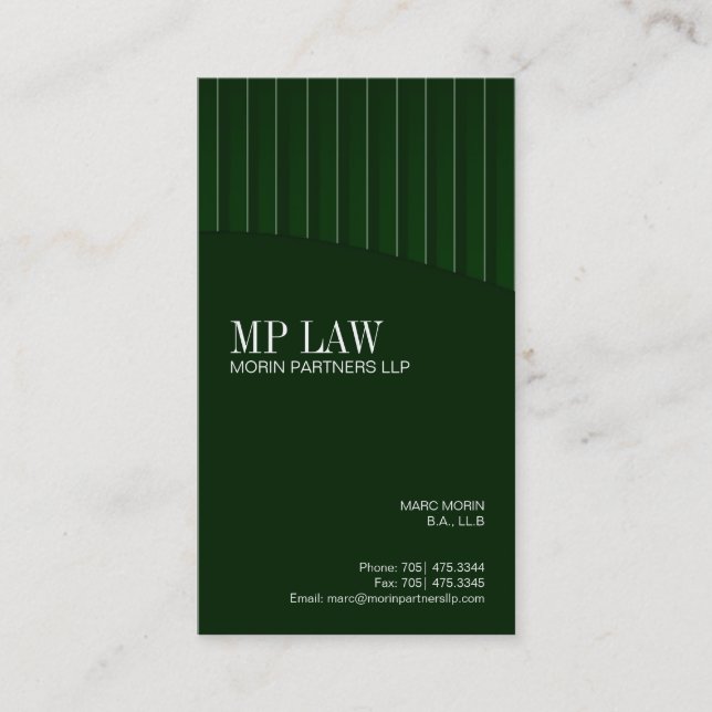 Carte de visite luisant (Devant)