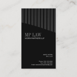 Carte de visite luisant