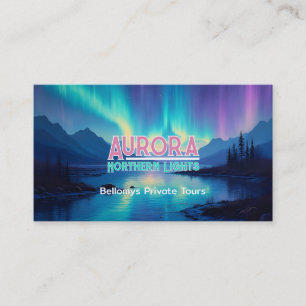 Carte De Visite Lumières Nord Aurora