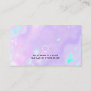 Carte De Visite Lumina Opal   Logo Rainbow Professional