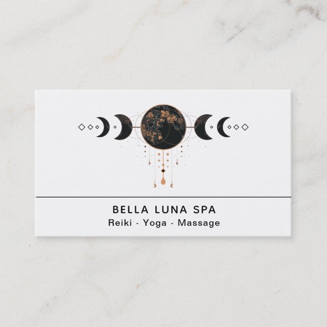Carte De Visite *~* Luna Cosmos Moon Moons Shaman Universe (Devant)
