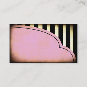 Carte de visite lunatique de boutique de BuBBLeGuM