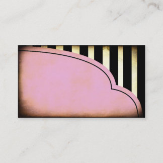 Carte de visite lunatique de boutique de BuBBLeGuM