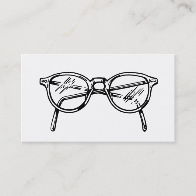 Carte De Visite Lunettes/lunettes (Devant)