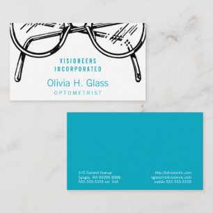 Carte De Visite Lunettes Optique Vision