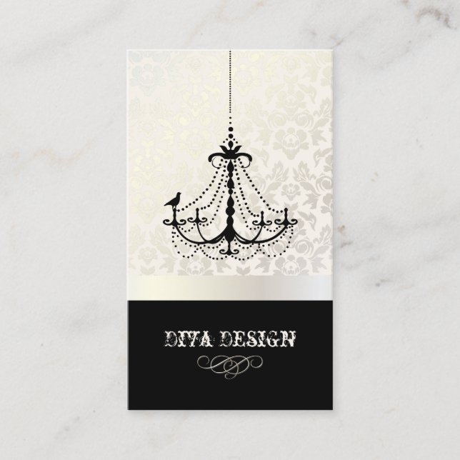 Carte De Visite Lustre + damas baroque /perle + bisque (Devant)