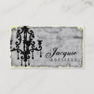 Carte De Visite Lustre Passionné - gris de la CHROMATOGRAPHIE