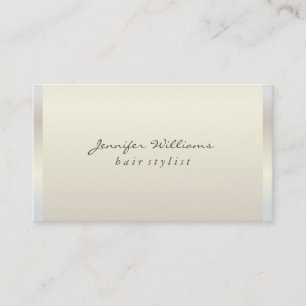 Carte De Visite Lux métallique moderne