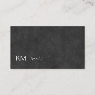 Carte De Visite Lux noir | exécutif | Minimal simple