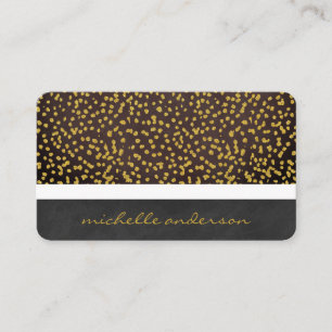 Carte De Visite Lux Texture et Gold Speck Motif II