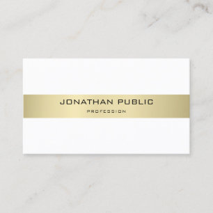 Carte De Visite Luxe Elégant Design élégant Design tendance Plaine