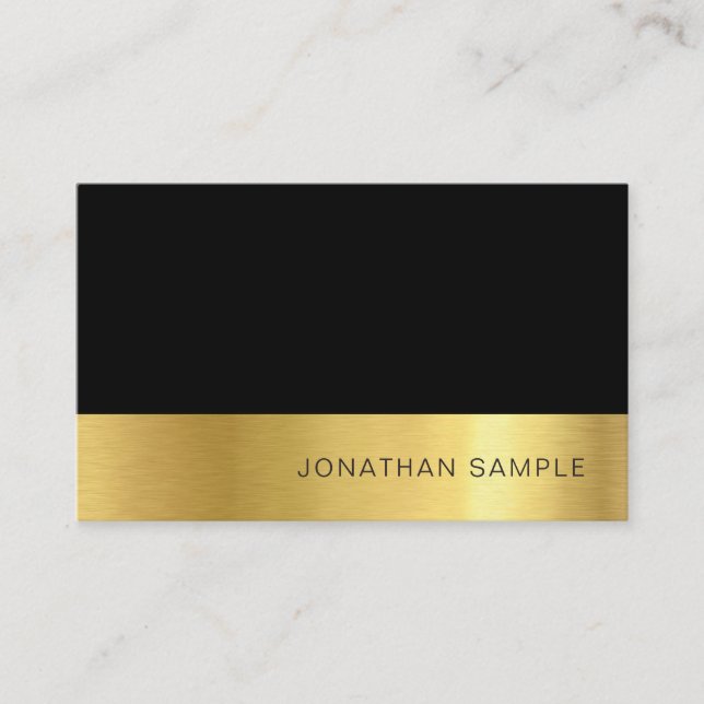 Carte De Visite Luxe en soie de la meilleure qualité créatif (Devant)