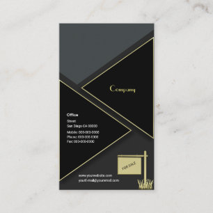 Carte De Visite Luxe géométrique