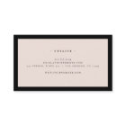 Luxe Mini Monogramme Rose Clair Chic