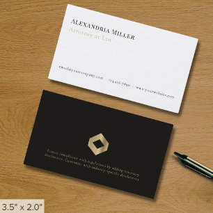 Carte De Visite Luxe minimaliste