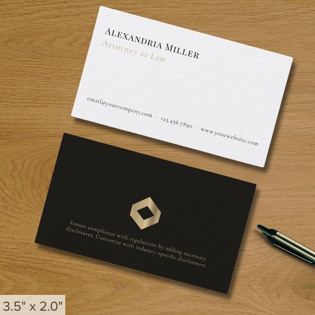 Carte De Visite Luxe minimaliste (Créateur téléchargé)