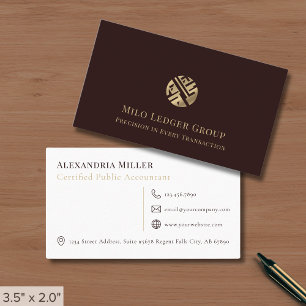 Carte De Visite Luxe Moderne Simple