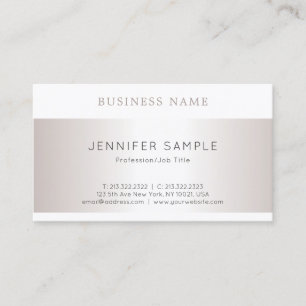 Carte De Visite Luxe Moderne Simple Design élégant Professionnel